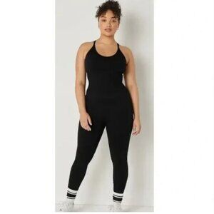 VS PINK ACTIVE Seamless Full Length Jumpsuit Size Medium EUC